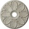 Ekena Millwork Milan Ceiling Medallion (Canopies up to 4 5/8"), 24 1/2"OD x 3 1/2"ID x 1"P, Pot of Cream Crackle CM24MIPCC - alternate 1
